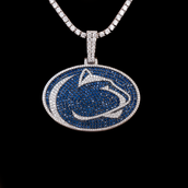 Colgante grande con el logotipo oficial de los Nittany Lions de Penn State de la NCAA