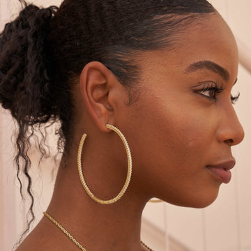 Arracadas Eternity de Oro Amarillo - 2MM
