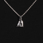 Colgante Micro Ghost de oro blanco macizo - Diamantes VS