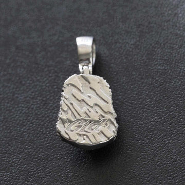 10k Solid White Gold Iced Jesus Pendant - The GLD Shop