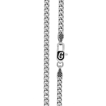Conjunto de corazón y cruz en oro blanco