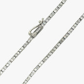 Cadena de tenis con diamantes de 2 mm