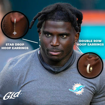 Juego de pendientes Tyreek Hill