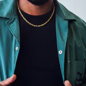 Rope Chain in Yellow Gold - 4mm