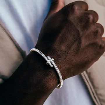 Pulsera de tenis con diamantes - 3mm