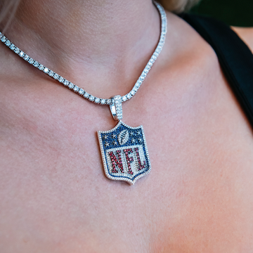 Colgante con el logo de la NFL helado