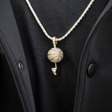 Colgante de baloncesto helado