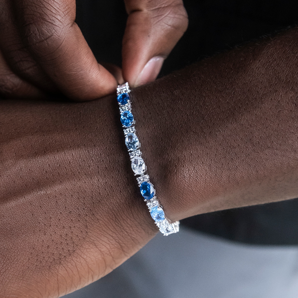 24mm - Bleu - Bracelet De Montre Universel En Cuir Véritable,Boucle 24mm - Bleu - Bracelet De Montre Universel En Cuir Véritable,Boucle