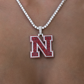 Colgante oficial del logotipo de la NCAA de los Nebraska Cornhuskers