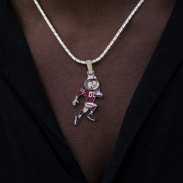 Ohio State Brutus Official NCAA Mascot Pendant