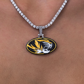 Colgante con el logotipo oficial de los Missouri Tigers de la NCAA
