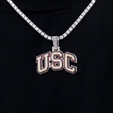 Colgante oficial de la NCAA con el logo de los USC Trojans