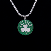 Large Boston Celtics Official NBA Logo Pendant