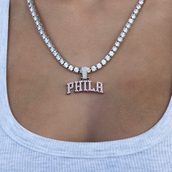 Philadelphia 76ers City Logo Pendant
