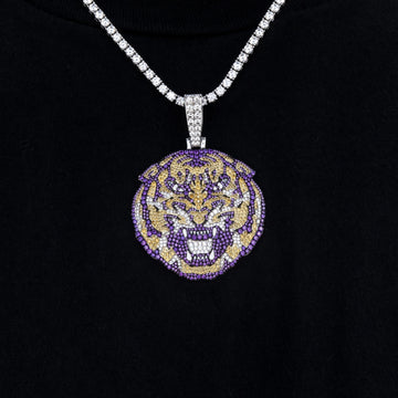 Colgante de la mascota oficial grande de la NCAA de LSU