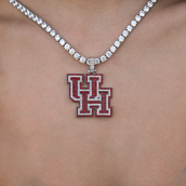 Colgante oficial con el logotipo de los Houston Cougars de la NCAA