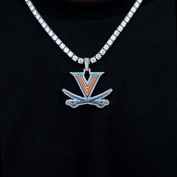 Colgante oficial con el logotipo de los Cavaliers de la Universidad de Virginia de la NCAA