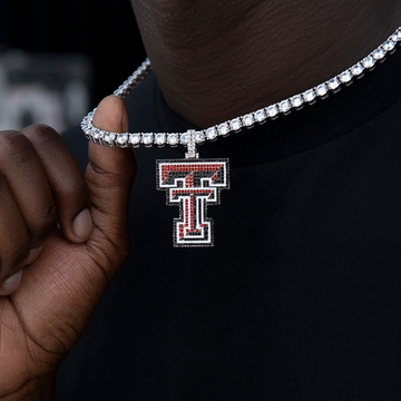 Colgante oficial del logotipo de los Texas Tech Red Raiders de la NCAA