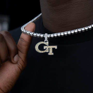 Colgante con el logotipo oficial de la NCAA de los Yellow Jackets de Georgia Tech