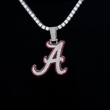 Colgante grande con el logo oficial de la NCAA de los Alabama Crimson Tide