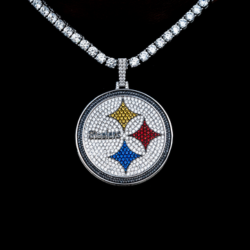 Colgante grande oficial de la NFL de los Pittsburgh Steelers
