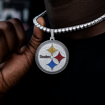 Colgante grande oficial de la NFL de los Pittsburgh Steelers