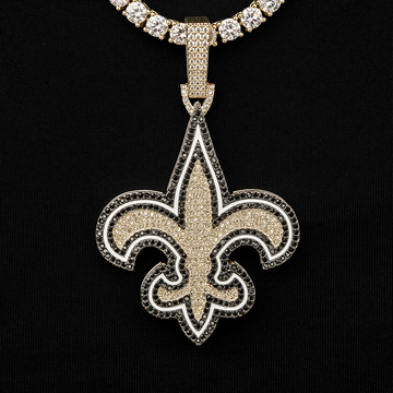 Colgante grande oficial de los New Orleans Saints de la NFL