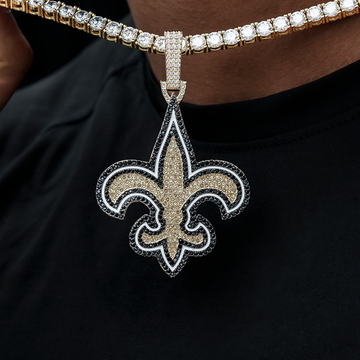 Colgante grande oficial de los New Orleans Saints de la NFL