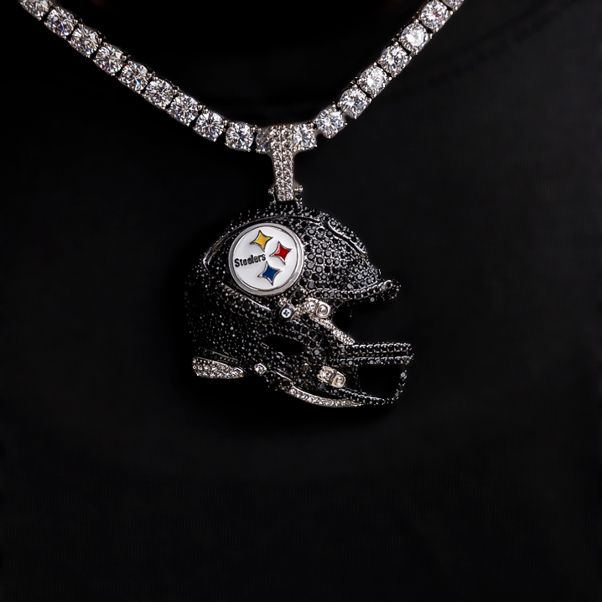 Collana NFL Pittsburgh Steelers: Gioiello 2 Strati Per Fans – Idea Regalo Unisex - Foto 2