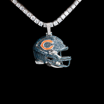 Colgante de casco de los Chicago Bears, edición oficial de la NFL 2025