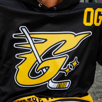 GLD Black and Yellow Hockey Jersey
