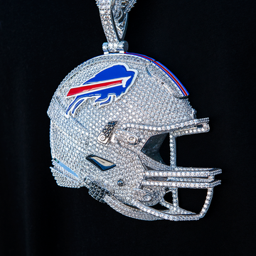 Colgante gigante del casco oficial de la NFL de los Buffalo Bills