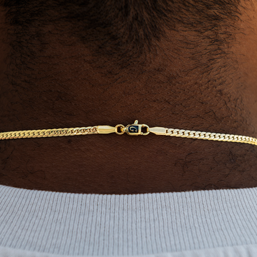 South Beach Cuban™ Chain in Yellow Gold - 3mm