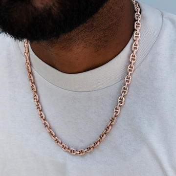 Micro Valentina Chain in Rose Gold