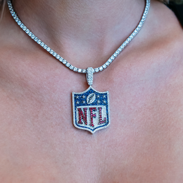 Colgante con el logo de la NFL helado