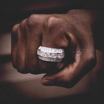3 Layer Baguette Band Ring - The GLD Shop