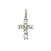 Iced Micro Round Cross