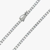 Collar de tenis de diamantes de 3 mm