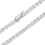 Collar de tenis de diamantes de 5 mm