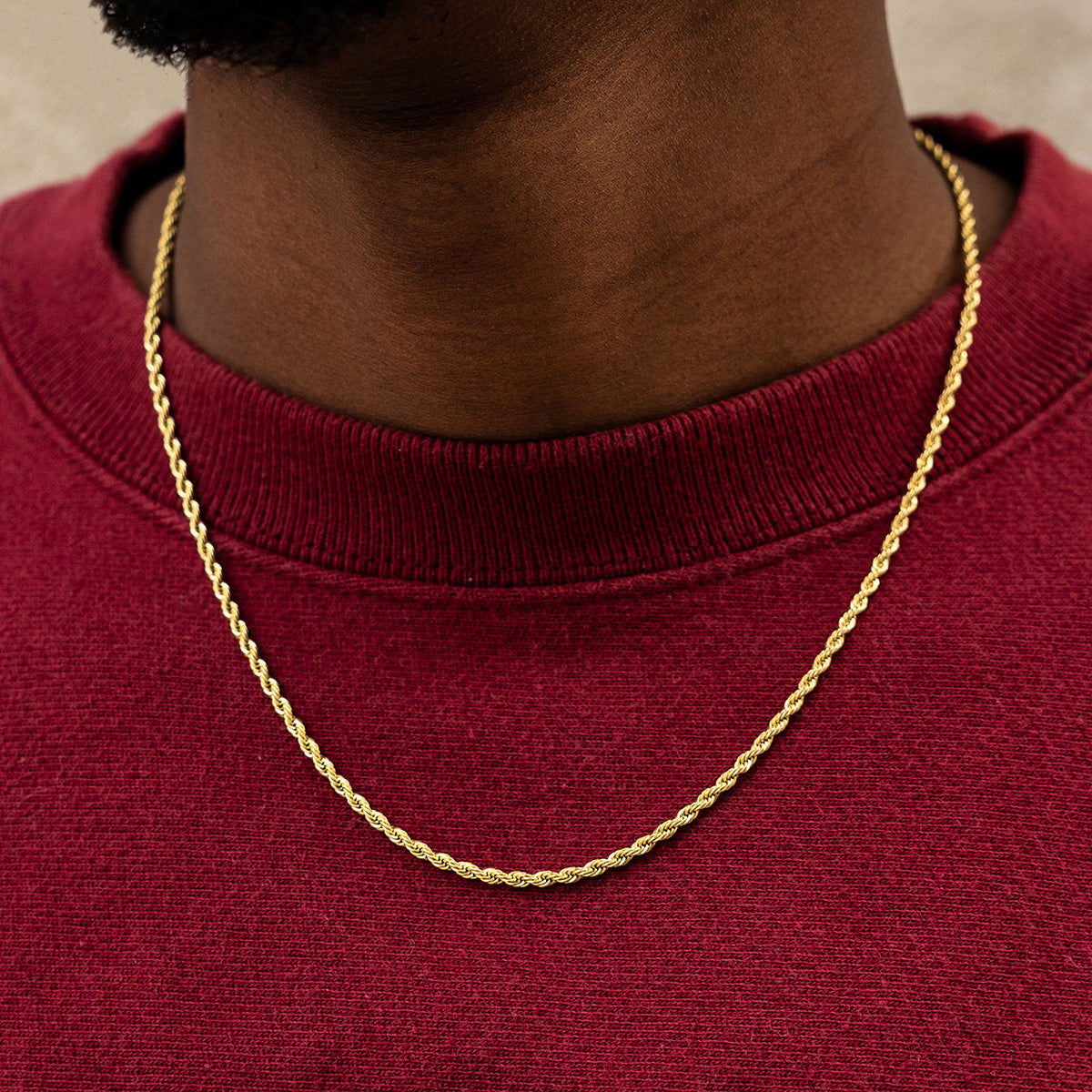 Rope Chain in Yellow Gold 2mm The GLD Shop – Page 36