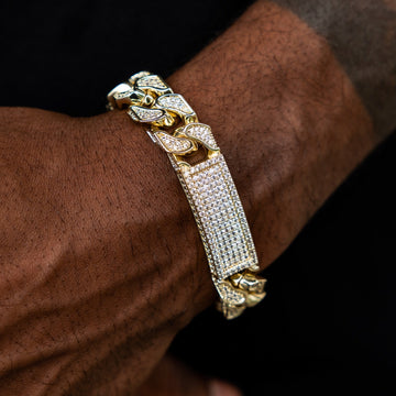 Pulsera Eslabón ID Helada