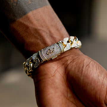 Pulsera Eslabón ID Helada