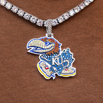 Colgante oficial de los Kansas Jayhawks NCAA