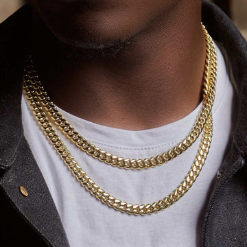 GLD Cuban Signature en Oro Amarillo - 6mm