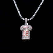 Tampa Bay Buccaneers Tom Brady Jersey Pendant