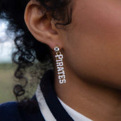 Pendientes con el logotipo de los Pittsburgh Pirates