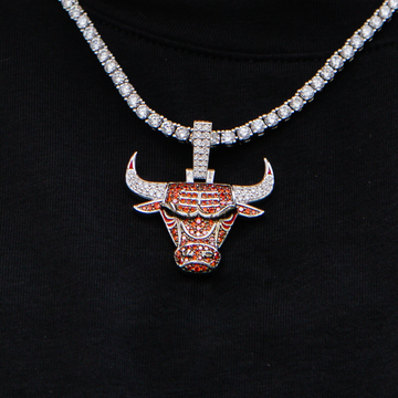 Colgante con el logotipo oficial de los Chicago Bulls de la NBA