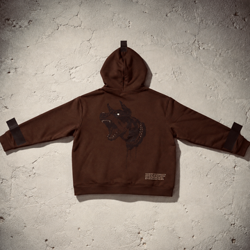Sudadera con capucha GLD BGU en marrón