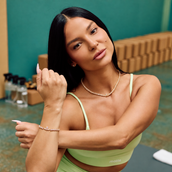 Forme Privé Crown Bracelet + Necklace in Yellow Gold Bundle
