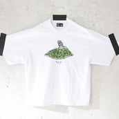GLD Pound of Green Tee in White